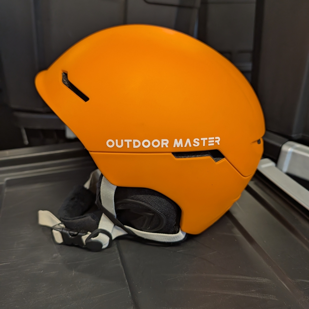 Outdoor Master Orange Ski Snowboard Helmet